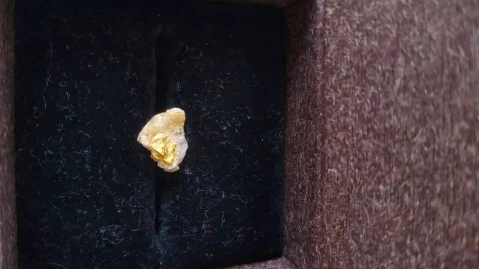 Pepita de ouro é encontrada por adolescente em mina desativada de MG