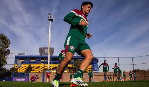 Fluminense treina no CT do Boca Juniors para estreia nas oitavas da Libertadores; veja fotos