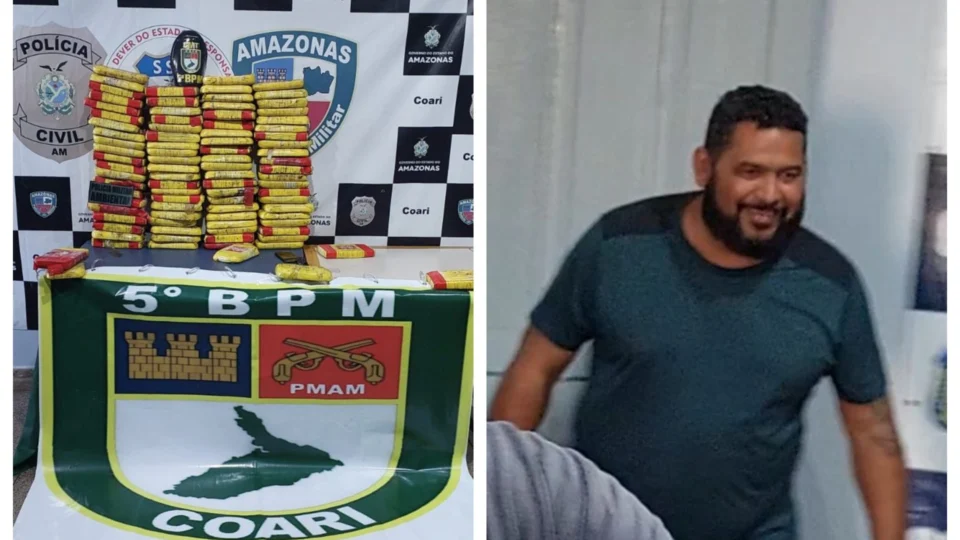 VÍDEO: vereador é preso com 95kg de cocaína em Coari, no interior do AM