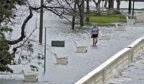 Confira estragos causados pelo furacão Idalia nos EUA; veja fotos