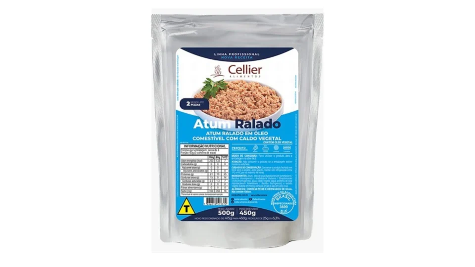 Anvisa proíbe venda de lote de atum ralado da Cellier; entenda