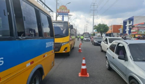 Fiscalização de transporte ocorre na Zona Leste de Manaus nesta quarta, 16