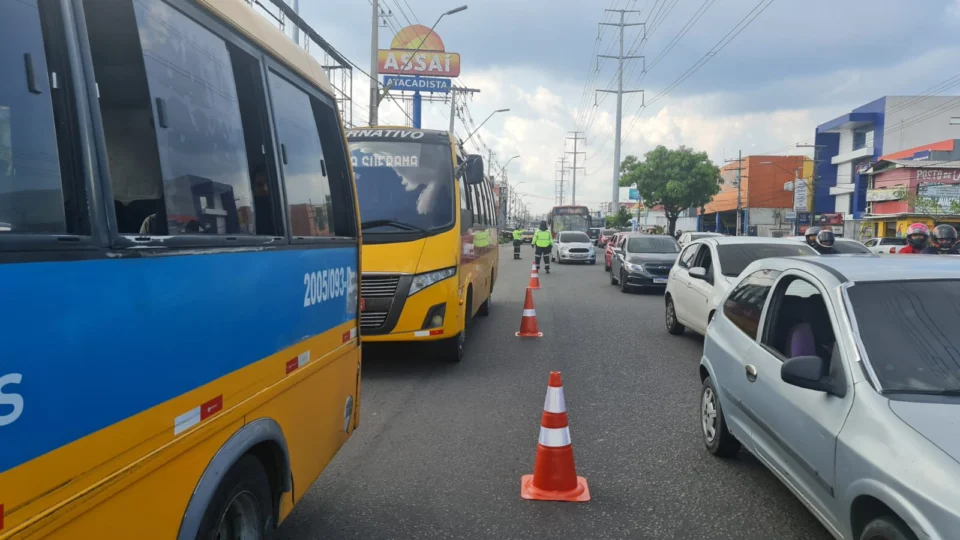 Fiscalização de transporte ocorre na Zona Leste de Manaus nesta quarta, 16