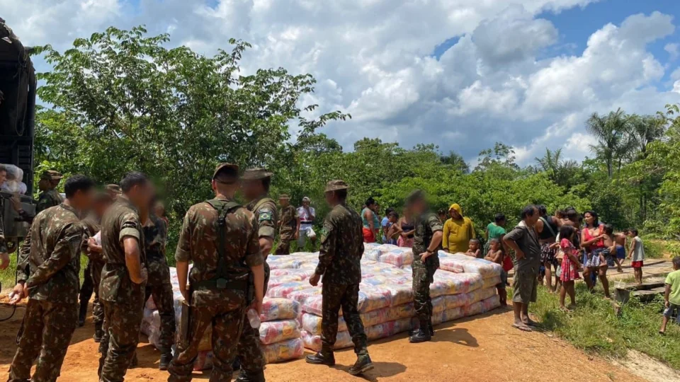 Indígenas da Terra Yanomami já receberam mais de 600 toneladas de alimentos em RR