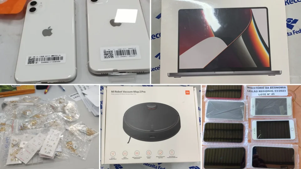 RF de Belém realiza leilão online de iPhone, robô aspirador e outros itens
