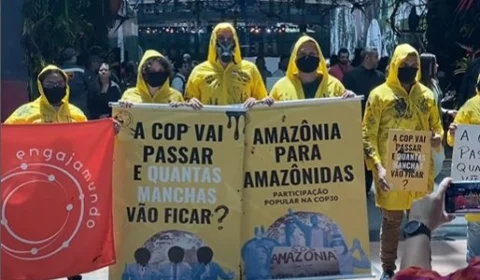 Cúpula da Amazônia: manifestantes pedem fim da exploração de petróleo na região