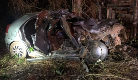 Acidente: quatro pessoas morrem em colisão de carro com caminhão na TO-134