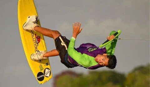 Amazonense faz história ao vencer etapa do Brasileiro de Wakeboard em casa