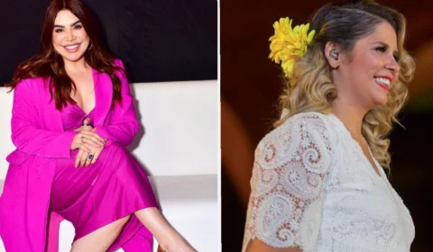 Sósia de Marília Mendonça assusta Naiara Azevedo em show no Mato Grosso