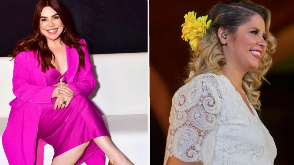 Sósia de Marília Mendonça assusta Naiara Azevedo em show no Mato Grosso