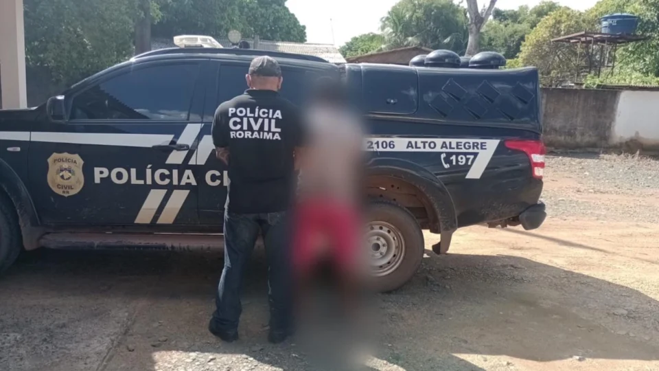 Homem é preso por estuprar a filha durante 12 anos no interior de RR 