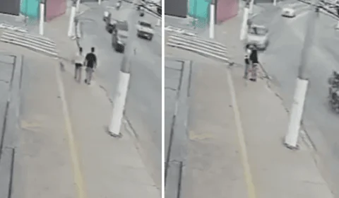 Casal é atropelado enquanto se beijava na calçada na zona sul de São Paulo