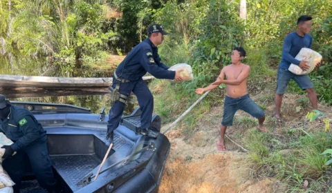 Comunidades indígenas recebem doação de 5,6 toneladas de alimentos em RR