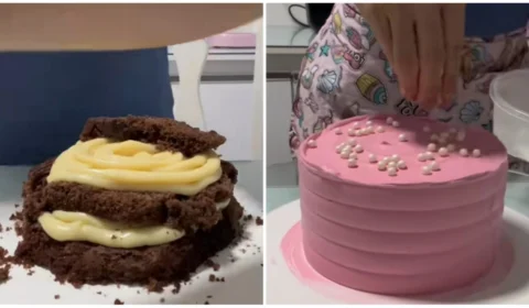 Que bolo? confeiteira esquece pedido e improvisa com sobras; confira vídeo