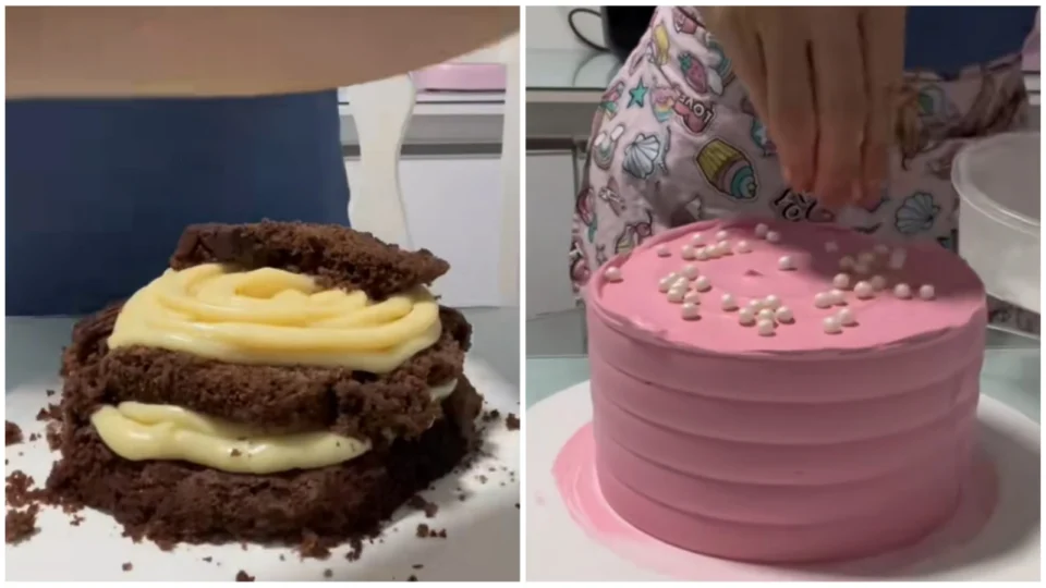 Que bolo? confeiteira esquece pedido e improvisa com sobras; confira vídeo