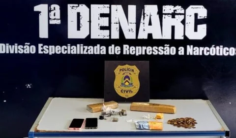 Suspeito de tráfico de drogas é preso em operação policial no Tocantins