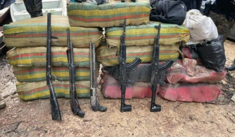 PF prende 5 homens e apreende mais de uma tonelada de drogas no interior de RR