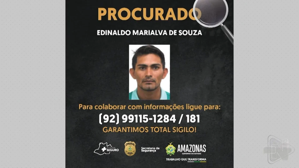 VÍDEO: suspeito de estupro de vulnerável contra enteada é procurado em Manaus