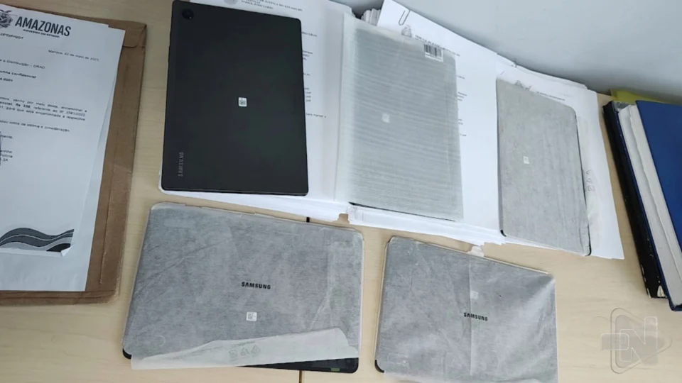 VÍDEO: suspeito é preso por roubar diversos tablets de empresa em Manaus