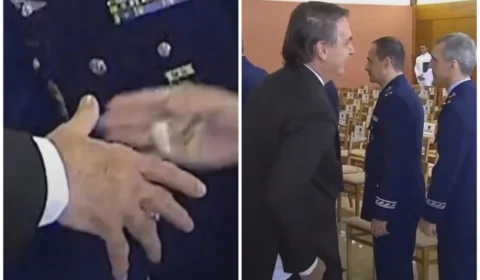VÍDEO: ministro insinua que Bolsonaro recebeu joias durante aperto de mão
