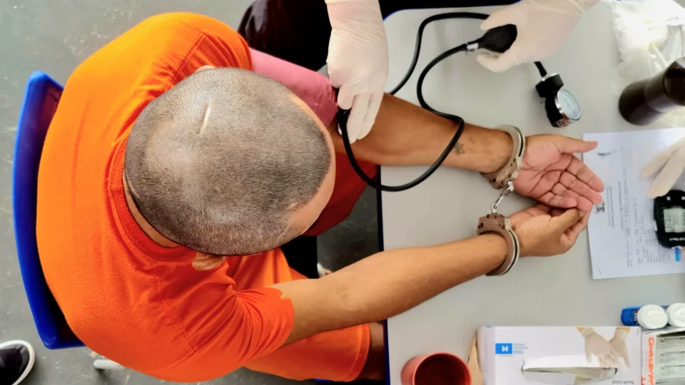 Presos da Pamc recebem ação de testagem rápida em Roraima