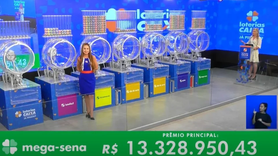 VÍDEO: confira números sorteados na Mega-Sena 2634 nesta terça-feira, 19