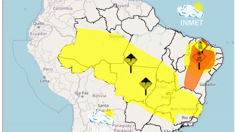 Tocantins deve registrar chuva intensa e tempestade neste fim de semana