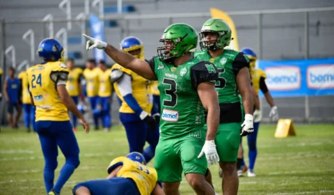 Estádio Ismael Benigno recebe Campeonato Brasileiro de Futebol Americano