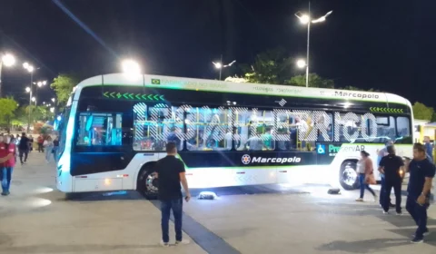 Manaus recebe nova unidade de ônibus 100% elétrico