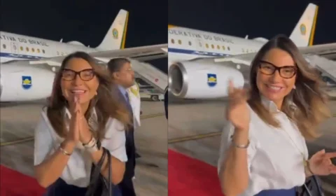 VÍDEO: Janja comemora chegada à Índia e recebe críticas