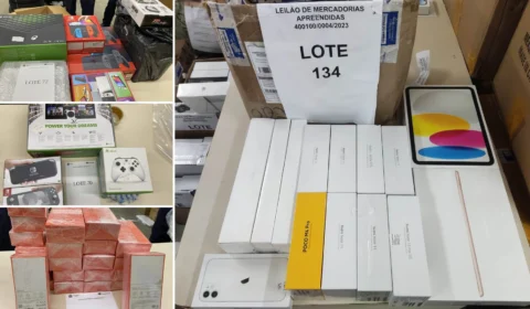 RF de Recife-PE realiza leilão online de iPhone, videogames e outros itens