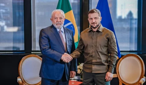 “Tivemos uma boa conversa”, diz Lula após encontro com Zelensky