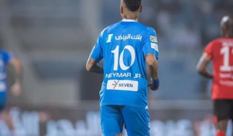Neymar estreia pelo Al Hilal e garante assistência em goleada contra Al Riyadh