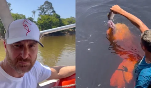 VÍDEO: após show em Manaus, David Guetta é visto fazendo passeio amazônico