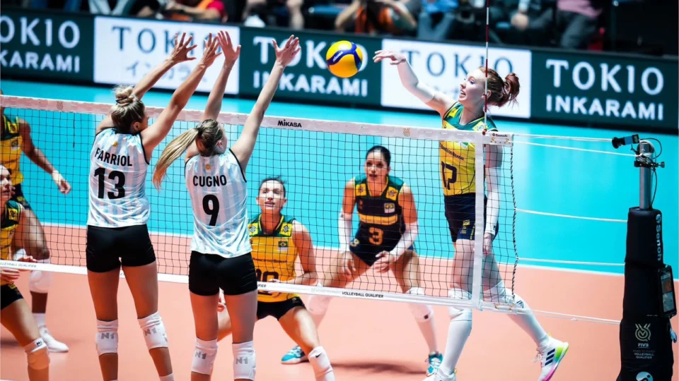 Pré-olímpico: Brasil estreia com vitória contra Argentina por 3 sets a 0