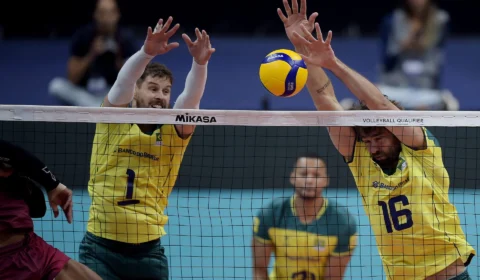 Seleção masculina de vôlei vence Catar por 3 sets a 0 no Maracanãzinho