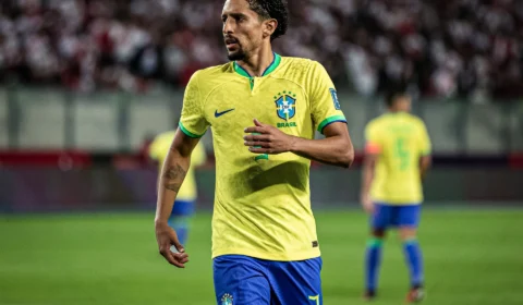 Com gol de Marquinhos no final, Brasil vence Peru de 1 a 0