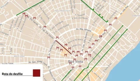 Veja quais trechos de Boa Vista serão bloqueados para o desfile 7 de setembro