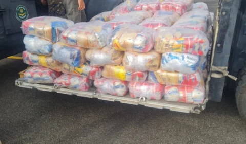 Forças Armadas entregam 4,4 mil kg de alimentos na Terra Yanomami, em RR 