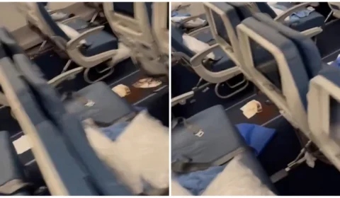 Avião faz pouso forçado após passageiro ter ‘dor de barriga’ e sujar carpete