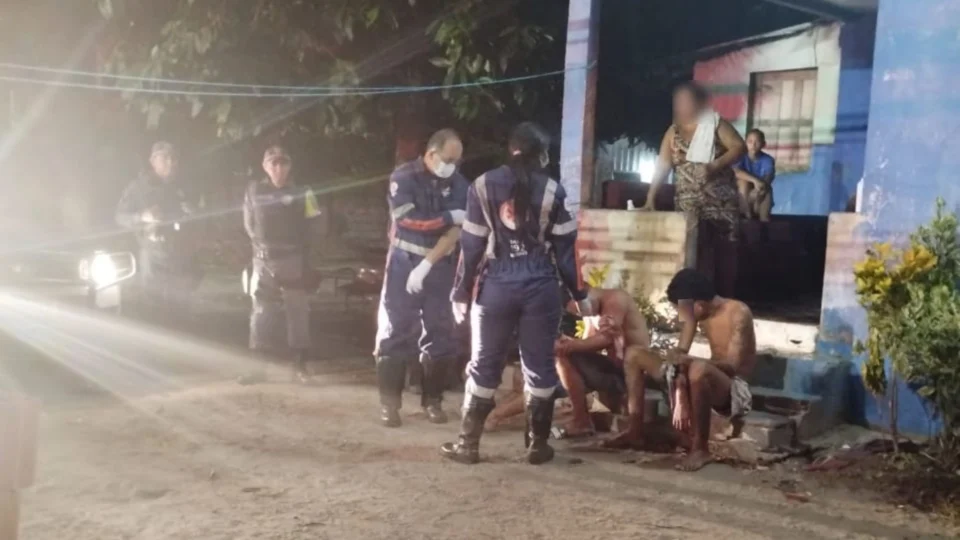 Sete pessoas ficam feridas após suspeitos invadirem casa em Manaus