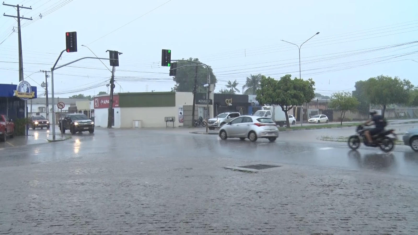 Chuva em Boa Vista - Foto: Reprodução/Band Roraima