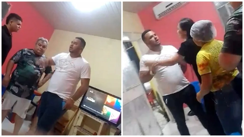 VÍDEO: entregador é agredido no local de trabalho após discussão em Manaus