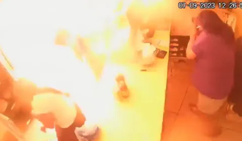 VÍDEO: botijão de gás explode e deixa 10 pessoas feridas no México