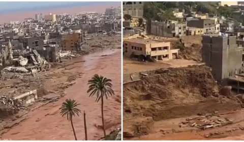 VÍDEO: Líbia enfrenta chuvas e ministro diz que há corpos ‘por toda parte’