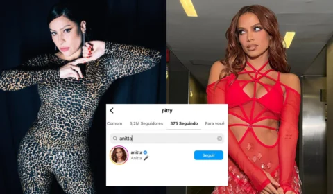 Após nove anos, Pitty volta a seguir Anitta no Instagram
