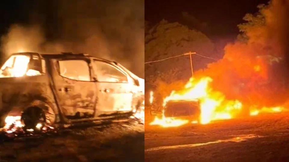 VÍDEO: populares se revoltam e incendeiam viaturas do ICMBio no interior do AM