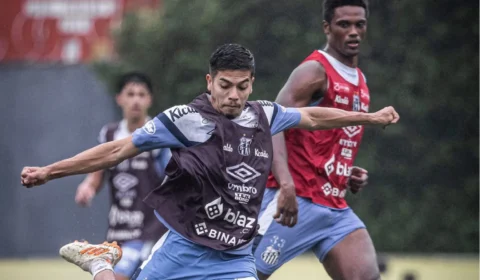 Santos faz jornada dupla de treinos de olho no duelo com o Vasco