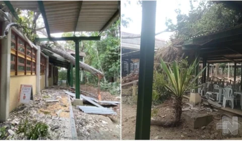 VÍDEO: ventania atinge Manaus e causa transtornos em vários pontos da capital