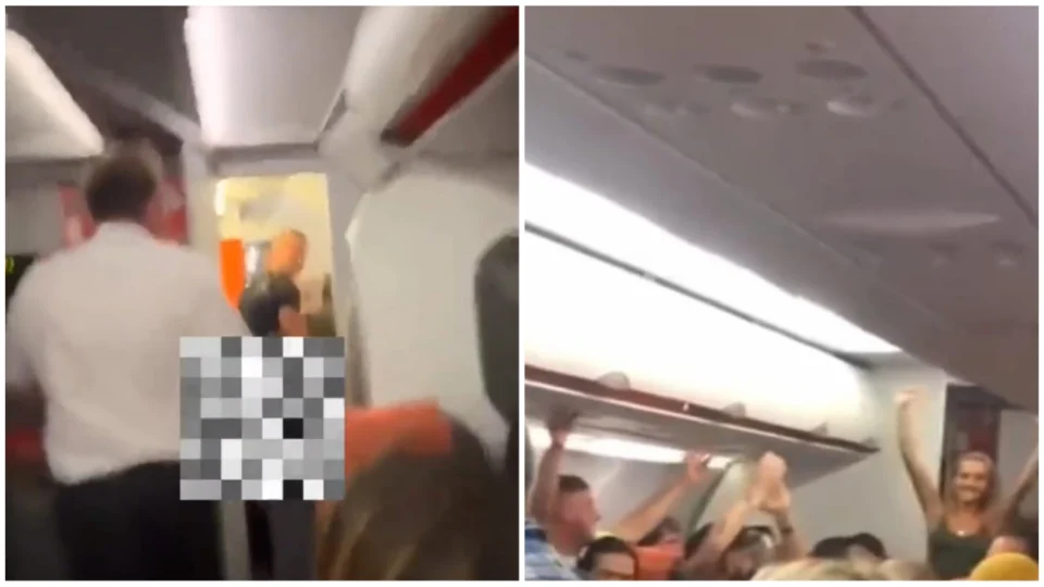 VÍDEO: casal flagrado em banheiro de avião é ovacionado por passageiros